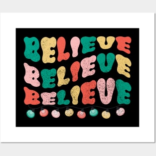 Believe Christmas Posters and Art